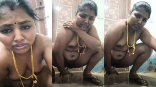 Tamil aunty nai chut mai ungli daal kiya masturabtion