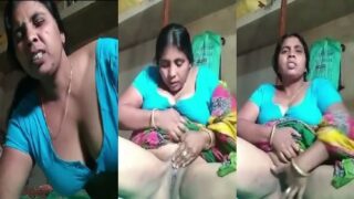 Big boobs wali hot village aunty nai ki chut fingering