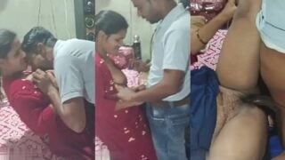 Girlfriend k ghar jaake chusa uske boobs or fir uski chut choda