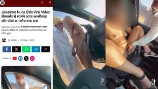 Rajasthani tau or jawan ladki ka jaisalmer viral video