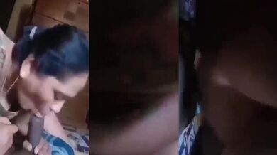 Big boobs chubby bhabhi ka blowjob or lund riding video