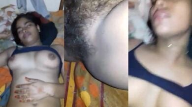 Village girl ki jhaanto wali bur chodne ka maja leta ladka