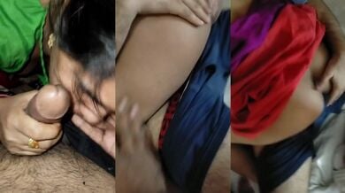 Do jawan ladko ke sath desi aunty threesome sex