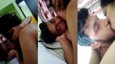 Mallu lover nai maje liye french kiss ka