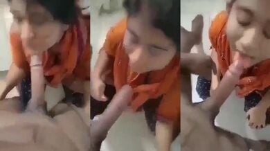 Jawan kaamwali lollipop ke sath lund chus rahi hai