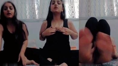 Sundar ladki nai ragdi apni chikni chut