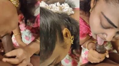 Baalo mai gajraa lagaai mallu bhabhi chus rahi hai apne lover ka lund
