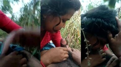 Kheto mai jaa chusa apne maalik ka kala lund