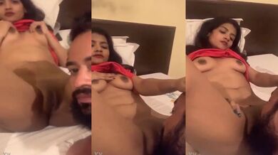 Hotelroom mai lejaake apni girlfriend ki chikni chut ko chaataa