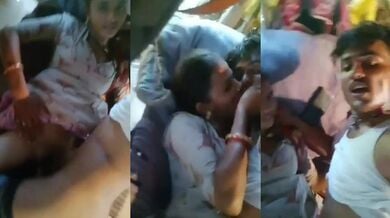 Rajisthani gaanv ki ladki ko khatiyaa mai letaake choda