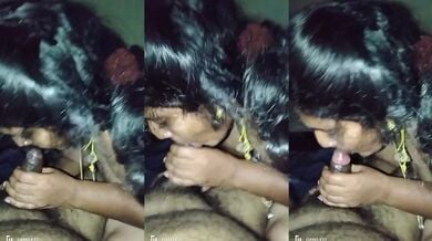 Pati ke lund ko chuskar diya pati ko maja