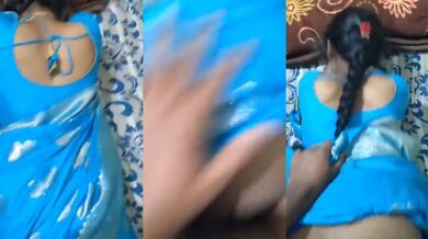 Saree pahni badi gaand wali bhabhi ko doggy style mai choda