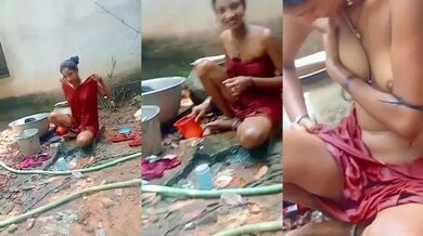Desi sexy ladki ko nahate hue uska padosi nai video banaya