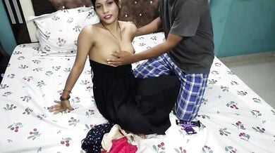 Sexy jawan sauteli beti ko chodkar lund ka pani pilaya