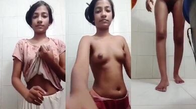Desi sexy collage ki ladki nai dikhai apni chut bathroom mai