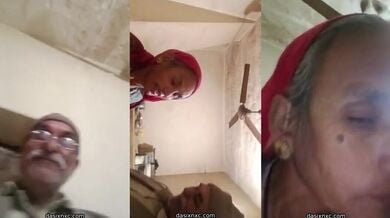 80 saal ke taau ji ne budhi ke sath scandal video banaya