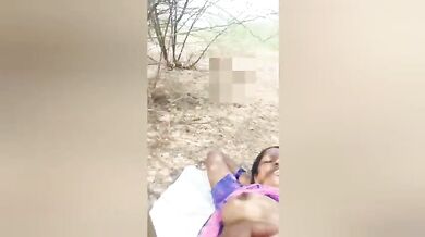 Kisan telugu aunty ki khule me chudai