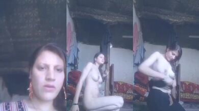 Hot desi muslim housewife sexy xxx selfie video