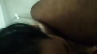 NRI aunty sucking black lund