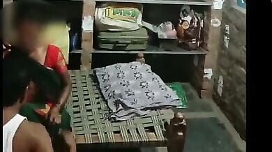 Charpai par lita ke desi aunty ki fucking