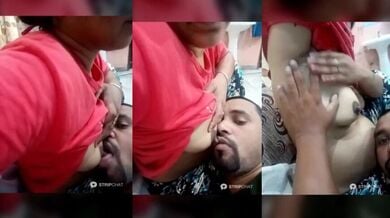 Chudasi aunty ne driver abdul ko doodh pilaya