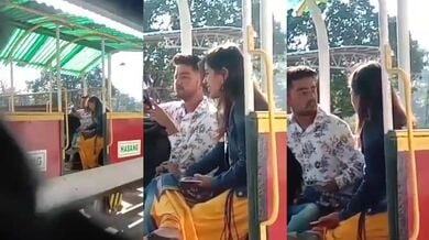 Public park me gf bf ki masti