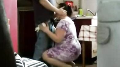 Wideshi aunty ka blowjob aur ass fucking
