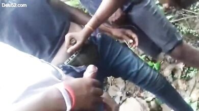 Adivasi girl ka jungle gangbang video