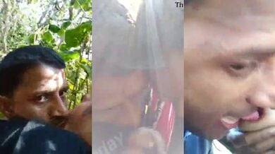 Khet me choda chodi aur boobs chus