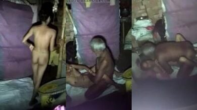 Dehati bahu sasur ki chudai