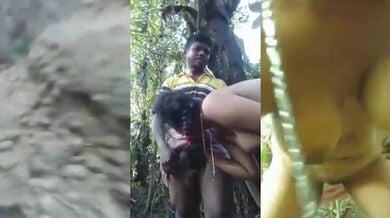 Adivasi lady ka blowjob aur chut chudai