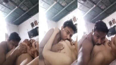 Beautiful wife k big boobs ko chuste hue choda